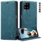 owlhold Funda para Samsung Galaxy A12/M12,Funda Avanzado PU Piel [Tarjetas y Billetera][Soporte Plegable][Cierre Magnético] Antigolpes Libro Case Carcasa para Samsung A12/M12-Azúl
