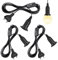 3 X E14 Lampenfassung mit Kabel, Schalter und Stecker, Fassung E14 mit 1.8M Netzkabel und EU Stecker, Steckdosenadapter, für Lampenaufhängung, Pendelleuchte, DIY Lampen, Küche, Wohnzimmer(Schwarz)