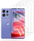 Hhfcryst Protector de Hidrogel Protector para Motorola Edge 50 Pro, 3 Piezas TPU Protectores de Pantalla HD Transparente Suave (Vidrio no templado)