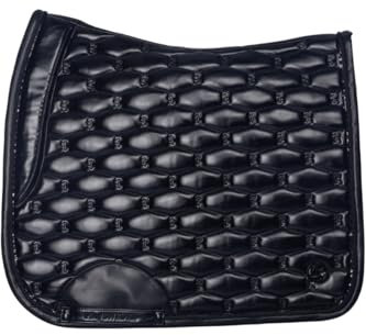 PS of Sweden 2024 Dazzling Metallic Dressur Sattel Pad 1110-110 - 998-002 - Lacquered Black