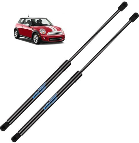 Koaudb 2x Amortiguador Maletero para BMW Mini One und Cooper R56 2006-2014 Negro Resorte de gas Maletero Amortiguador Maletero Reemplaza #51247148902