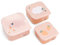 Done by Deer Snackbox-Set 3-er Pack Tiny farm Rosa - Praktischen Snackboxen in drei verschiedenen Größen - Box: 100% PP, Deckel: 100% PE in Lebensmittelqualität
