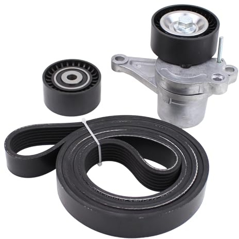 Keilrippenriemensatz Riemenspanner Spannrolle Keilrippenriemen Spannarm Umlenkrolle Spanner für NV400 Primastar X83 Movano B Vivaro A Espace 4 Laguna 3 Grandtour Laguna 2 Master 3 Trafic 2 Vel Satis