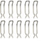Pressure Washer Spring Clamps, Stainless Steel Pressure Washer Hose Reel Pipe Spring Clamp for Karcher K3, K4, K5, K6(10 Pack)