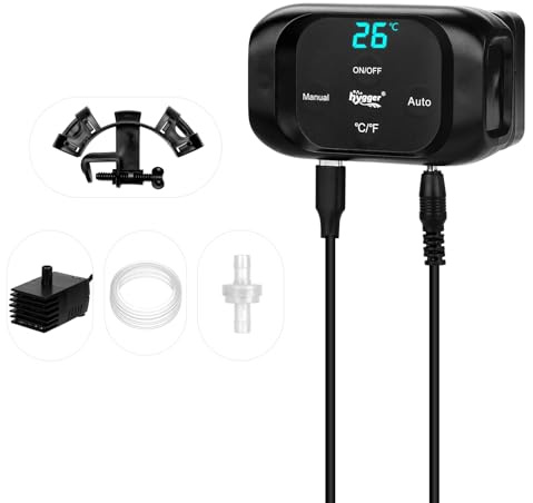 hygger Automatisches Nachfüllsystem ATO System für Aquarien mit Pumpe, Aquarium Smart Wassernachfüller Water Level Controller, Aquarium ATO Auto System mit Soft Hose
