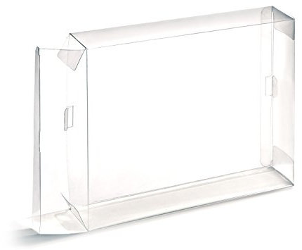 Childhood 10Pcs Clear Box Fall Hülse Schutzhülle CIB Wagen Protector für SNES N64 Spiele Patronenbox