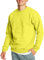 Hanes Sudadera Ecosmart, Verde de Seguridad, L para Hombre