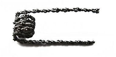 10x Coil vorgewickelte Fertigcoils Widerstand Draht KA1 Ni80 316L Selbstwickler Ohm Draht Wicklung Subohm Wickeldraht (10x Flat Round Twisted Pair Coil, KA1 0,43 Ohm)