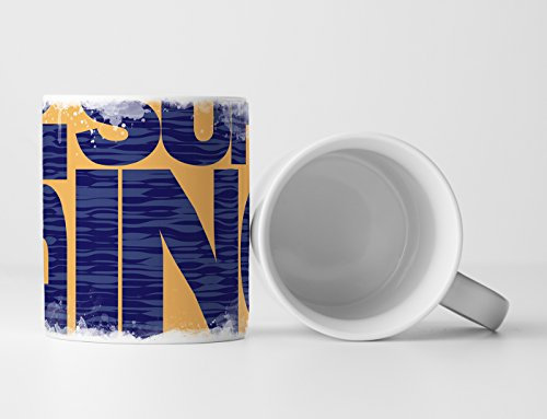 Eau Zone Motiv Spruch Tasse Geschenk