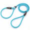 Bunty Rope Slip Lead for Dogs, Extra-Large | Anti Pull Dog Lead, One-Size-Fits-All, Durable Nylon, Ideal for All Dogs - No Pull Training Aid No Collar Needed - 120cm Light Blue