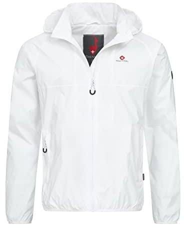 Höhenhorn 39S13 Rigi Herren Regen Jacke Outdoor Rain Freizeitjacke Weiß Gr. XXL