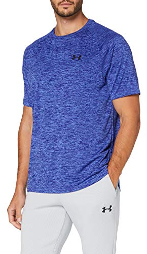 Under Armour UA Tech 2.0 Short Sleeve Tee, Light and Breathable Sports T-Shirt, Gym Clothes With Anti-Odour Technology Men, blue (Emotion Blue/Black(403)), XXL