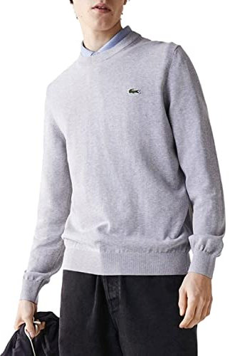 Lacoste AH1985, Suéter Hombre, Gris (Argent Chine), 2XG