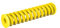 Airwings Feder gelb hart 80mm