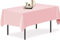 TINWARM Rettangolare Tovaglia in Raso per la Decorazione di Matrimonio/Compleanno/Battesimo del Bambino/Eventi 145 * 320CM- Rosa