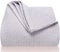 LAYNENBURG Premium Tagesdecke 240 x 260 cm XXL - Waffelpique 100% Baumwolle - leichte Wohndecke Waffeloptik - Baumwolldecke als Bett-Überwurf, Sofa-Überwurf, Couch-Überwurf - Sofa-Decke (grau)