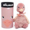 Les Deglingos Plüschtier klein Simply + Geschenkbox – Pampelmuse Strauß – ab Geburt – 22 cm – Rosa