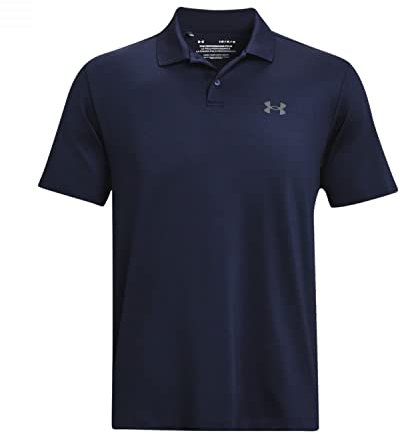 Under Armour Mens Short-Sleeve Polos Ua Performance 3.0 Polo, MDN, 1377374-410, LGT
