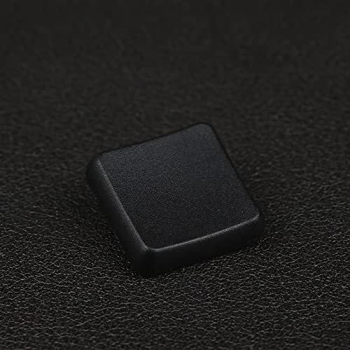 DucKey Low Profile Keycap, Black White Transparent PBT Blank Keycap For Kailh 1350 Chocolate Low Switch Mechanical Keyboard (Color : Black, Size : 70PSC)
