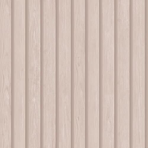 Holden Wood Slat Wallpaper Wooden Slats 3D Effect Pink 13301