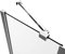 Boromal Barre de maintien pour paroi de douche stabilisante avec angle flexible rotatif à 180° pour épaisseur de verre de 6 à 8 mm Barre de stabilisation pour douche et parois de douche 50 cm