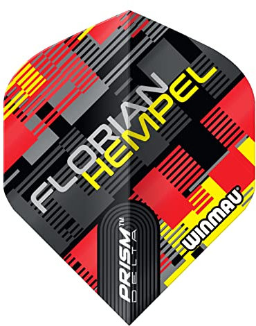 WINMAU Prism Delta Florian Hempel Pixel Dartflug - 1 Satz pro Packung (insgesamt 3 Flüge)
