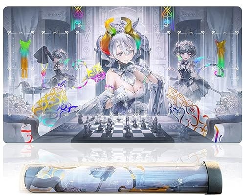 sabermaster Laser Bronzing Flash ygo playmat Labrynth Mat Gaming Competition Pad Mat Card Binder Deck 23.6x13.7in