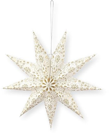Pip Studio Weihnachtsstern Lampion weiß 60cm