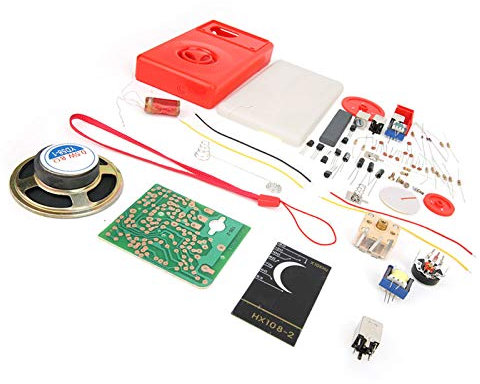 HX108-2 7 Tube Radio Electronic,Radio Electronic Parts Radio Electronic DIY Kit DIY Kit Electronic Fun Kit Radio Electronic Learning Parts Set DIY Radio Receiver Module Kit