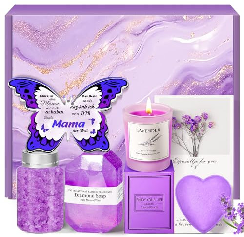 Weihnachtengeschenke für Mama: Eletorot Mama Geschenk, Geburtstagsgeschenk für Mama, Schmetterling Acryl Dekoschild Geschenkset, Geschenke Oma