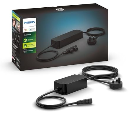 Philips Hue Low Voltage Outdoor 40W PSU [Power Supply Unit] Black [Energy Class A+] UK