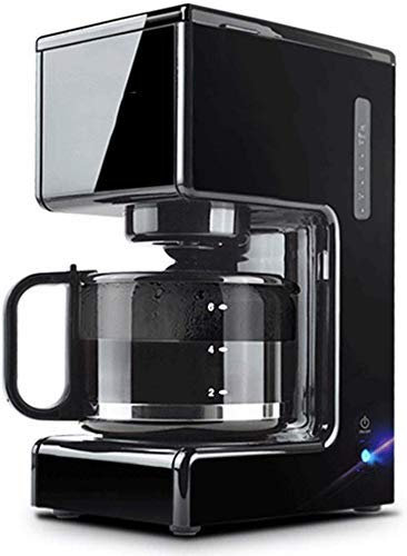 Machine à café, machine à café filtre, cafetière d'une capacité de 0,75 L produisant jusqu'à 7 tasses, fonction minuterie, protection contre l'ébullition à sec, 680 W, filtre réutilisable et lavable