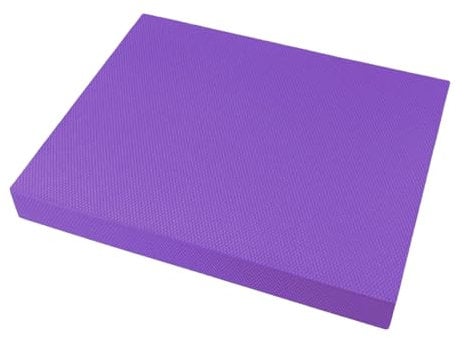 LOVIVER Übungs-Balance-Pad, Balance-Kissen, reißfest, bequem, Yoga-Matten, Knieschoner, Schaumstoffmatte für Indoor-Training, Outdoor, lila
