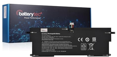 Batterytec Batterie de Remplacement pour HP ET04XL HSTNN-IB7U EliteBook x360 1020 G2 TPN-I09C 915191-855 915030-171 915030-1C1 ET04049XL HSN-I09C HSTNN-IB7U.