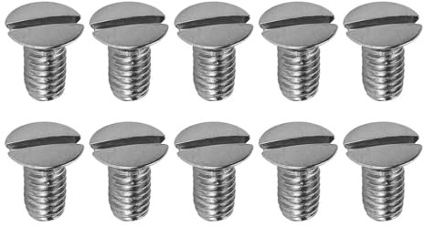 Nähmaschinen-Stichplatten-Schrauben, 10 Stück, Ersatzteile für Singer 4423 2250 1304 1306 2277 2282 M2100 M3300