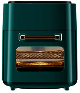 Multi friggitrici elettriche ad aria 1400 W ad alta potenza Smart Free Commercial Turchia Rostiera senza forno friggitrice ad aria a vapore) Giorno della commemorazione (A 37,5 * 30 * 29 cm)