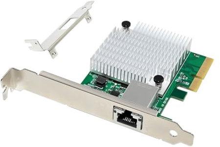 Tarjeta de red ST7375 AQC113C PCIe 4.0 X4 de un solo puerto 10Gb/S para juegos, multifunción, práctica y fácil de usar
