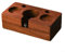 Houten koffie sabotaggio station, koffie stamper houder koffie portafilter espresso station stamper standaard houten base, houtmateriaal (58 mm)