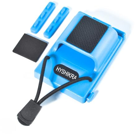 HYSHIKRA Two Way Radio Belt Clip Walkie Talkie Quick Disassembly Belts Accessories, for Handheld Radio/Speaker Microphone/Mobile Radio Speaker, Compatible with Baofeng Motorola Quansheng (Blue)