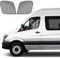 Opaltool Magnetische Seitenfenster Insektenschutznetze für Mercedes-Benz Sprinter 2007-2024 High Roof, Elastische Auto Sonnenblende Seitenfenster für UV-Sonnenschutz & Privatsphärenschutz