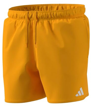 adidas Men's Swim Shorts 5 INCH, Lucid Tangerine/White, XS