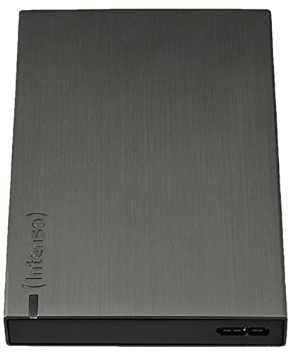 Glowster Externe HDD, 2 TB, 2,5 Zoll, USB 3.0, Aluminium, tragbar, schnelle Übertragung und Datensicherheit, ideal für Backup und Raumerweiterung.