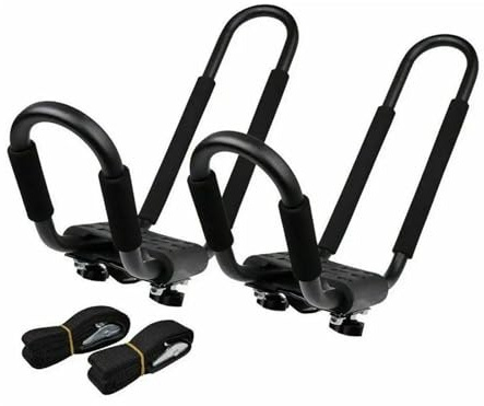 Auto Relingträger 2 Stück Universal Dachträger Boot Kajak Dachträger Universal Dachträger Träger Kajak Kanu Paddel Boot Surf Ski Gepackträger