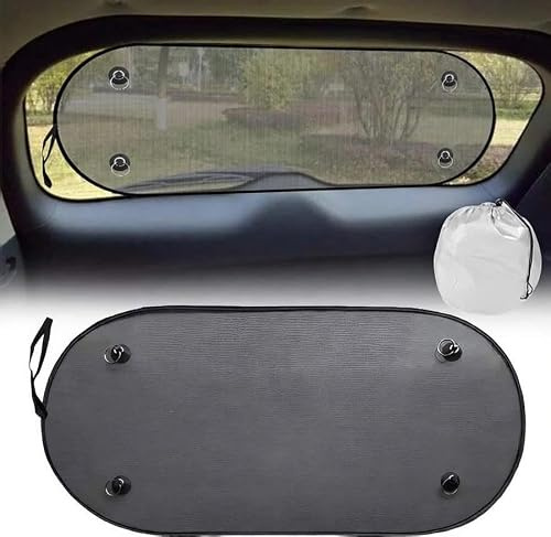 QIZUN Parasol Coche Trasera para Mazda 3 2019-2024, Parasol Coche Bebe con Ventosas, Parasoles Autoadhesivos, No Bloquea la Visibilidad Trasera