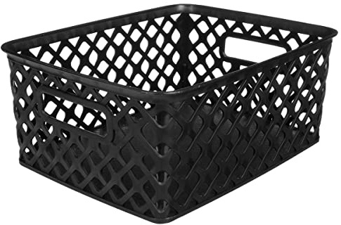 5five - plastikkorb 4l folk schwarz