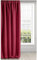 Eurofirany Logan Vorhang Blickdicht, Blackout, Satin Verdunkelungsvorhang mit Kräuselband-1 STK. Elegant, Glatt, Einfarbig, Wohnzimmer, Schlafzimmer, Rot, 135x270 cm
