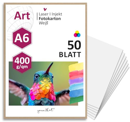 #detailverliebt Blanko Postkarten in 400g/qm zum Selbstgestalten I DIN A6 I 50er Set DIY Grußkarten weiß I starker dicker Karton zum beschreiben bemalen I dv728
