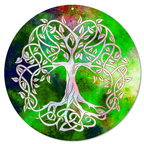 Sonnenfänger Baum des Lebens Nr 20.1 ø 40cm · Seminarraum Deko Lebensbaum · Symbol der Liebe · Lichtfänger Fensterbild · esoterisch spirituelle Geschenk Idee Geburtstag · Feng Shui Acryl-Glasbild