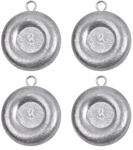 Angelgewichte, Scheiben-Sinker-Set, Scheibengewicht, Surfen, Angeln, Münz, Sinker, 28,3 g, 56,7 g, 85 g, 113,4 g, 170,1 g, 227,8 g, Salzwasser-Angel-Sinker, kein Roll, kein Roll, Catfishing