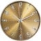 GOODERY Horloge Murale Radio-pilotée Ø 30 cm Silencieux 3D | Grande Horloge Murale analogique Moderne sans tic-tac Bruyant, Presque silencieuse | Mur décoration | Horloge Radio-pilotee | Doré